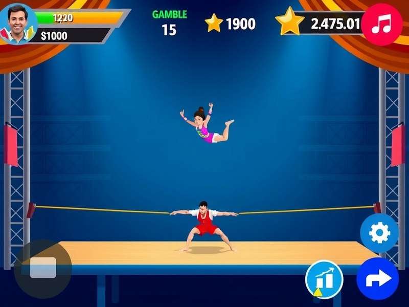 Gymnastic Coordination King gameplay screenshot